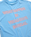 FUNCTIONAL PILE OVERSIZED T-SHIRT / LIGHT BLUE