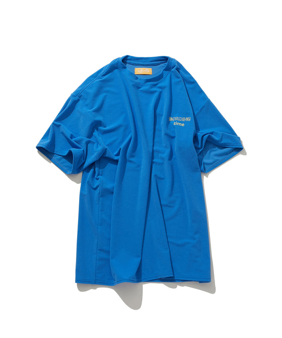 FUNCTIONAL PILE OVERSIZED T-SHIRT / BLUE