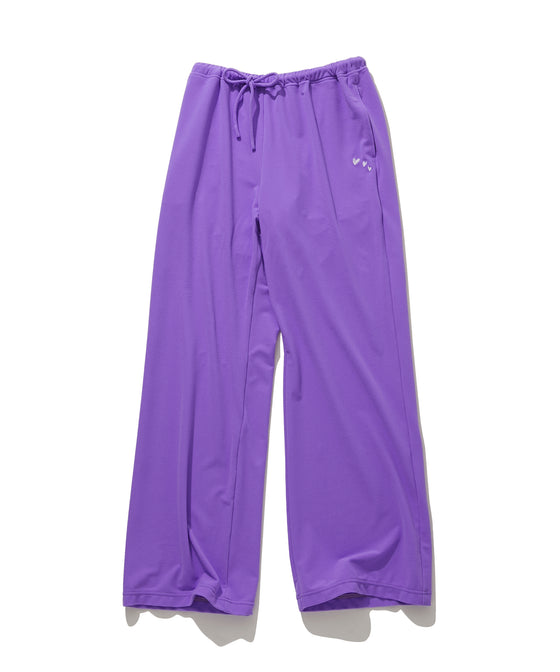 FUNCTIONAL PILE LOW RISE PANTS / PURPLE