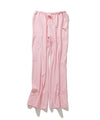 FUNCTIONAL PILE LOW RISE PANTS / PINK