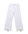 FUNCTIONAL PILE LOW RISE PANTS / WHITE