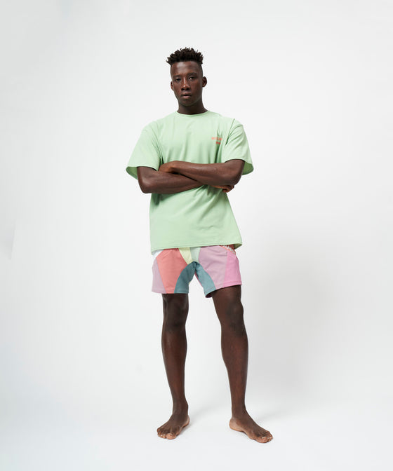 FUNCTIONAL PILE OVERSIZED T-SHIRT / GREEN