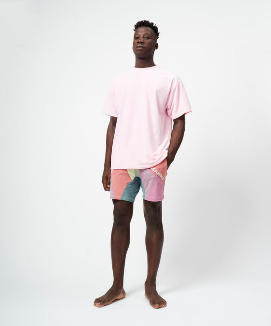 FUNCTIONAL PILE OVERSIZED T-SHIRT / PINK