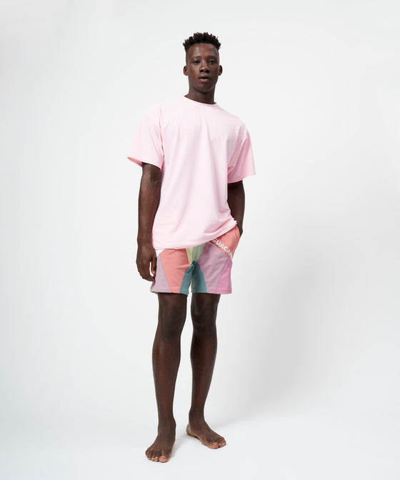 FUNCTIONAL PILE OVERSIZED T-SHIRT / PINK