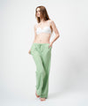 FUNCTIONAL PILE LOW RISE PANTS / GREEN