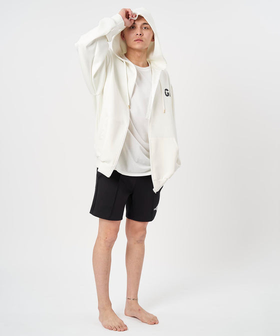 Functional Unisex Super Big Hoodie White