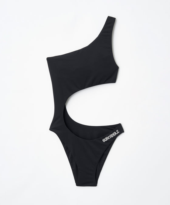 CUT OUT SWIM ONEPIECE BLACK