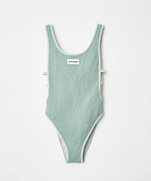  SCRUNCH HIGH LEG SWIM ONEPIECE MINT