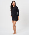 FUNCTIONAL LONG SLEEVE TOP / PANTS IN SKIRT BLACK