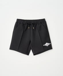  Functional Unisex Stretch Short Pants Black